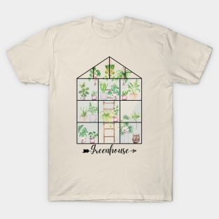 Greenhouse Watercolor T-Shirt